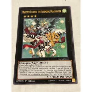 Majester Paladin, the Ascending Dracoslayer DOCS MTG #052 UTR 1st Edition